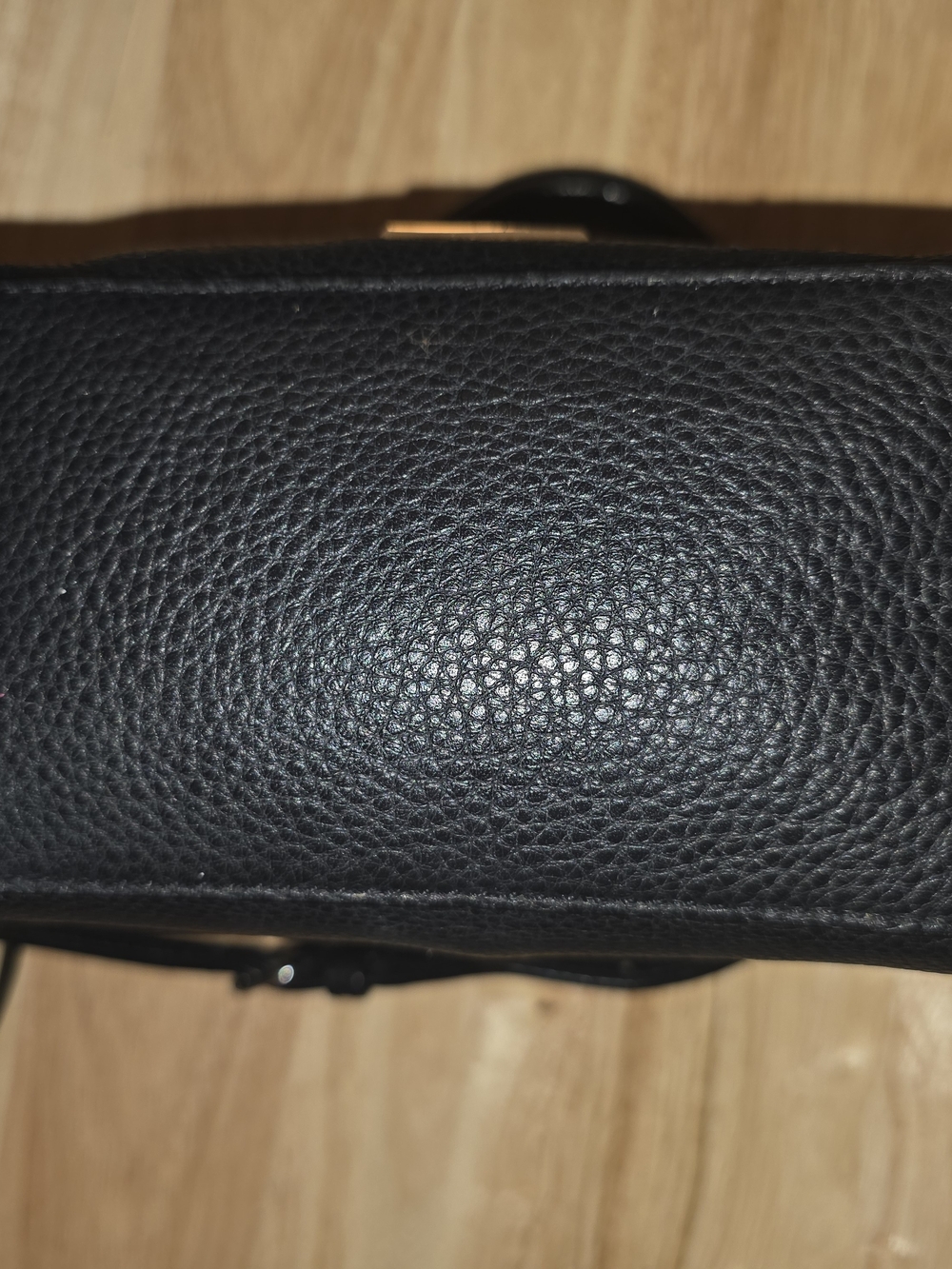 Rebecca Minkoff Black & Silver Leather Micro Moto Satchel & Crossbody Bag Purse - Picture 7 of 15